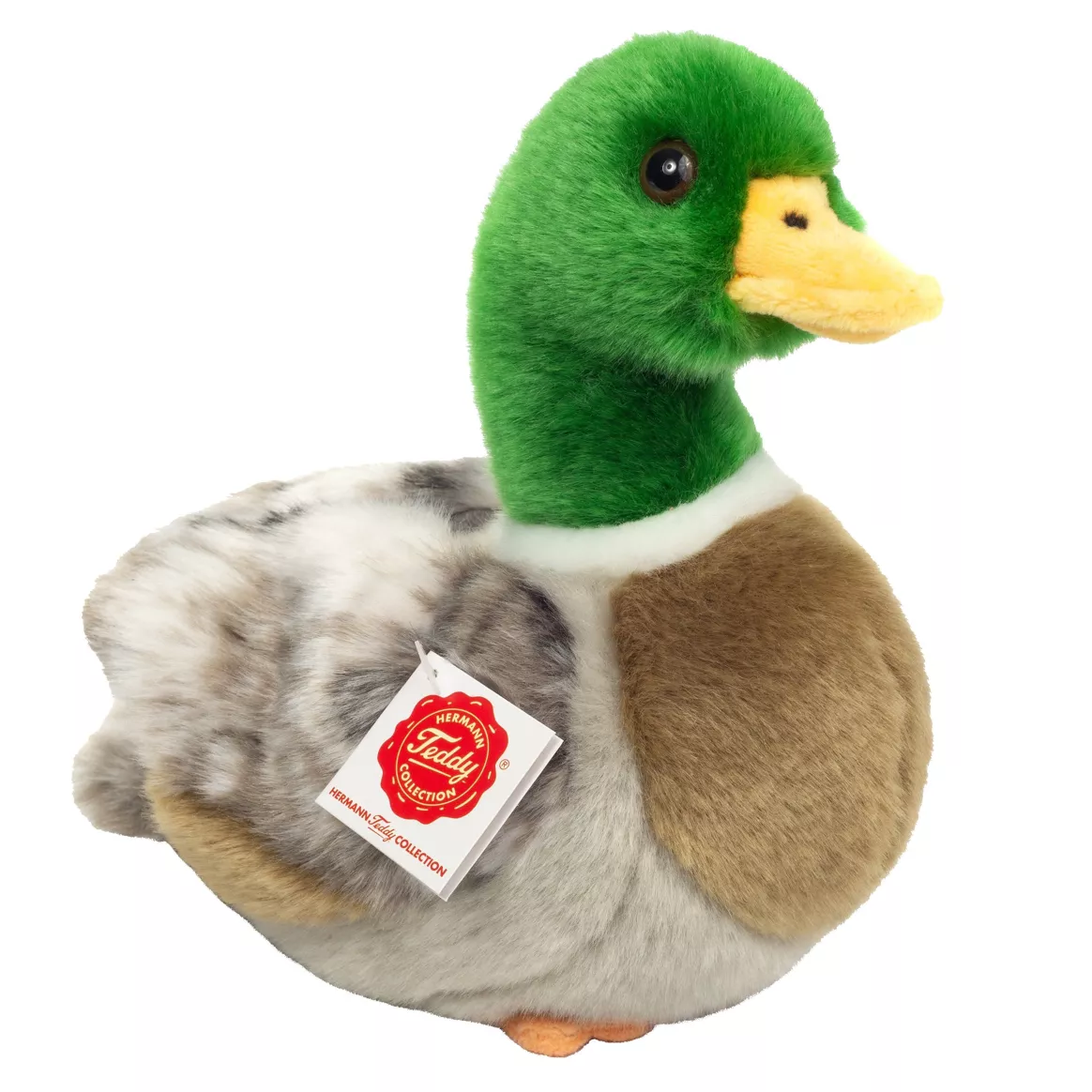 Hermann Mallard Duck Sitting Cuddly Plush Soft Toy