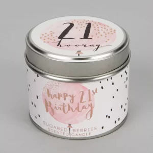 Add To BoardsLuxe Candle in a Tin – 21 Birthday-min