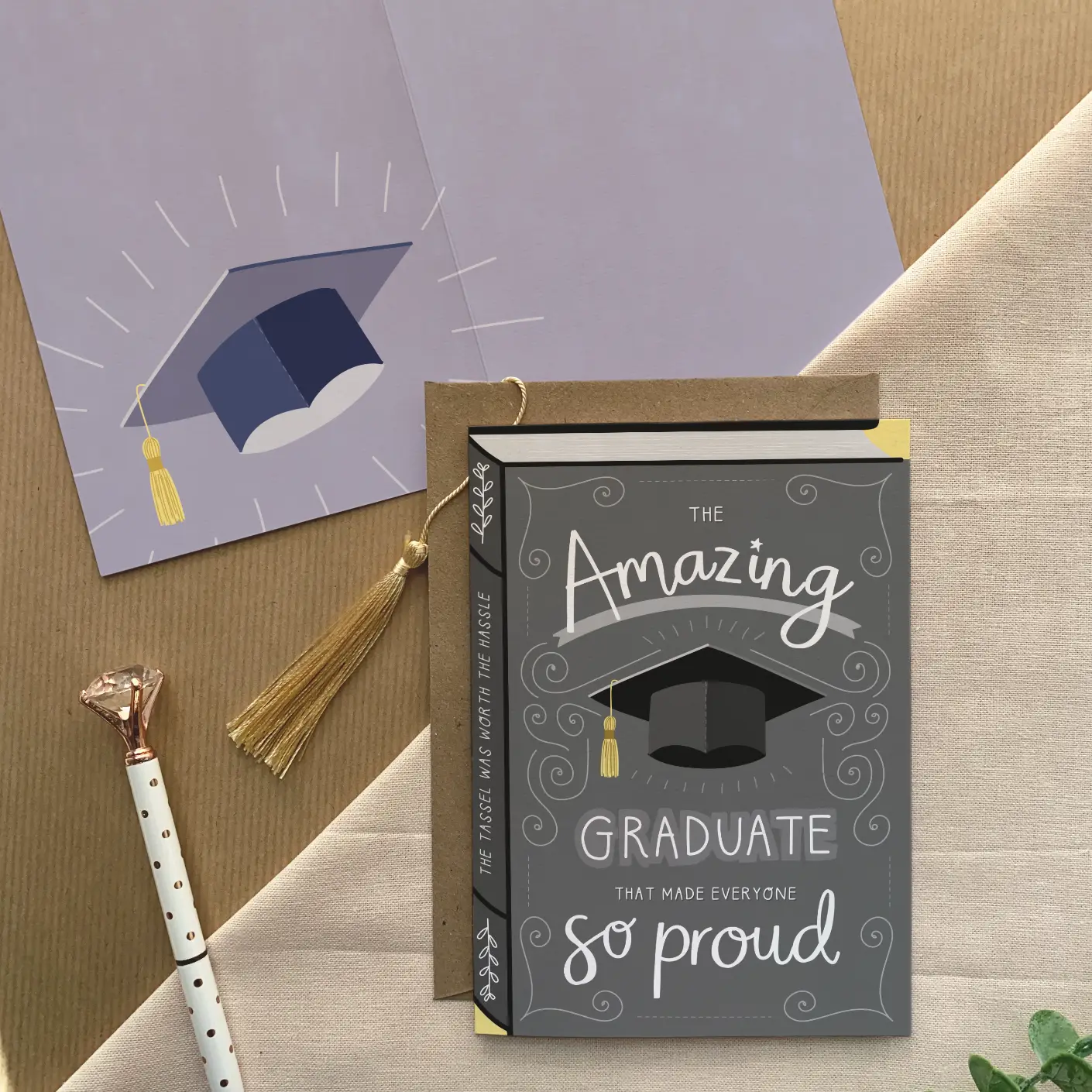 Amazing Graduate – Luxury Book Greeting Card1-min (1)
