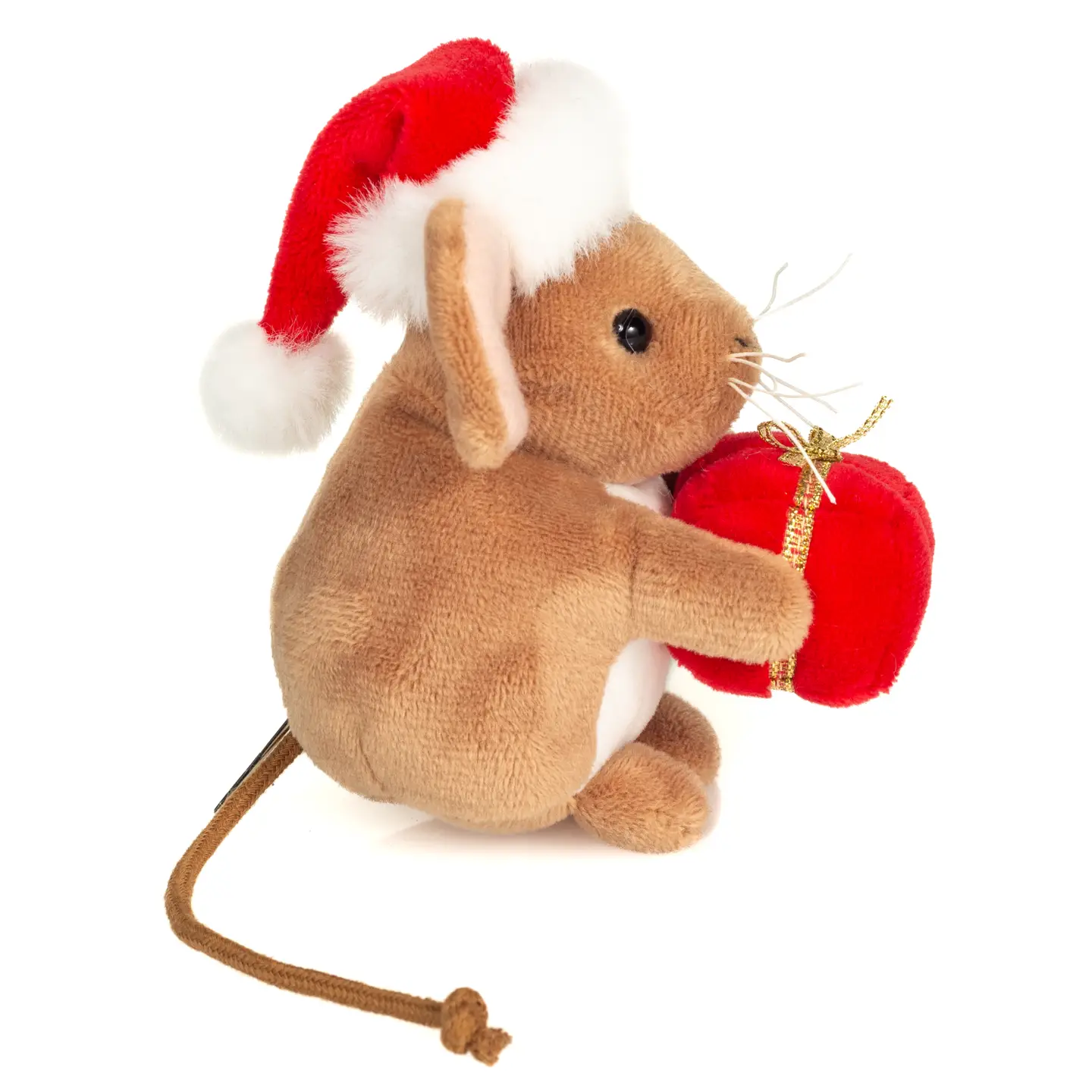 Christmas Mouse with Gift 11 cm1-min