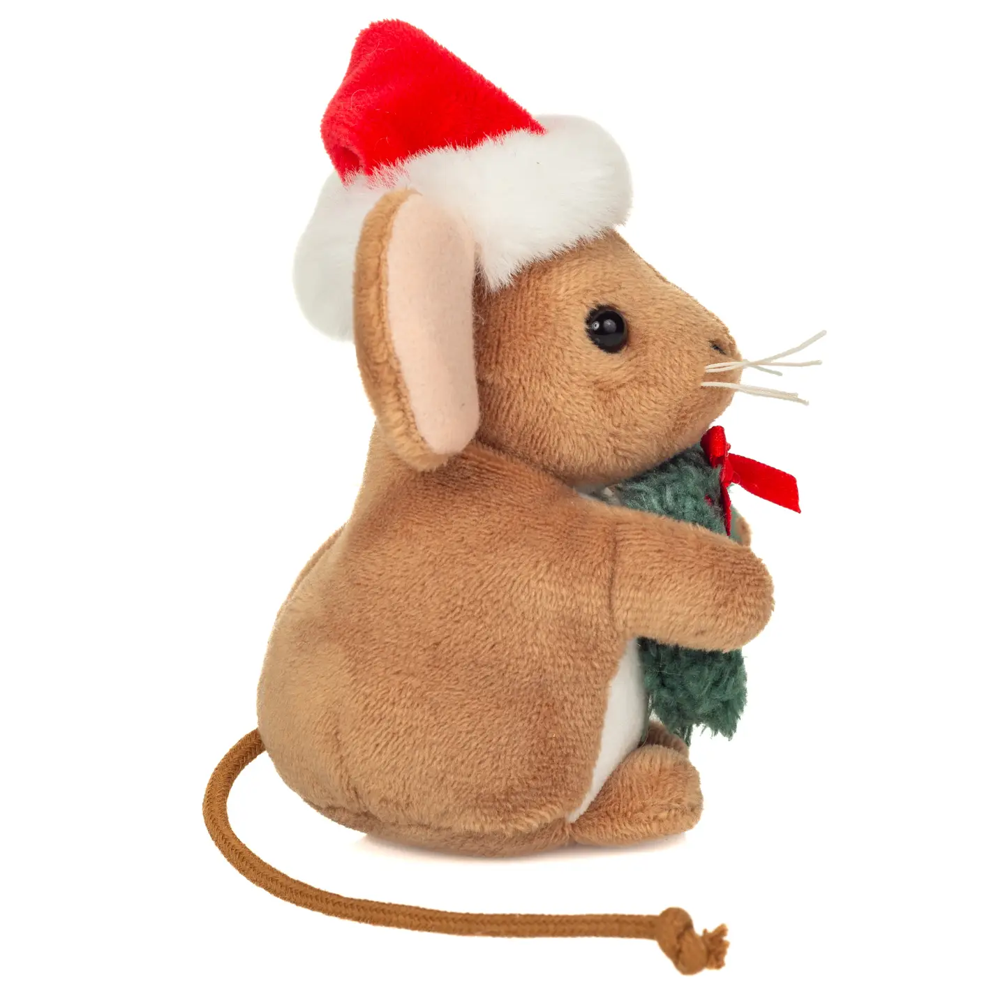 Christmas Mouse with Wreath 11 cm2-min