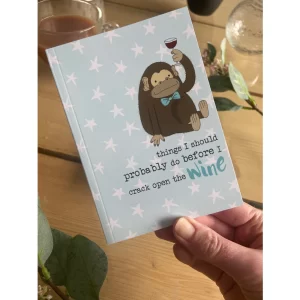 Crack Open the Wine A6 Notebook1-min
