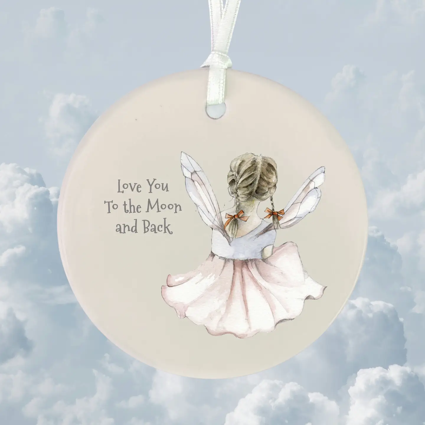 Hanging Ceramic Decoration – Fairy-min (2)