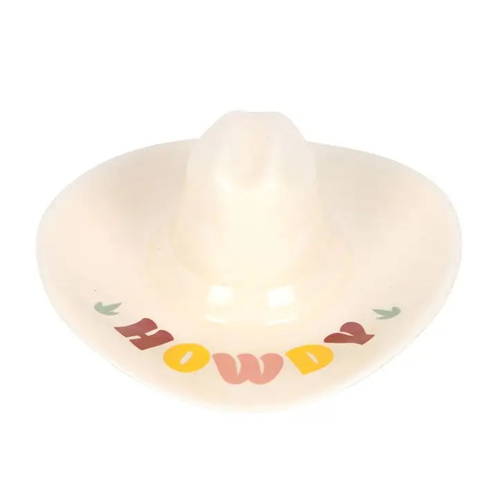 Howdy Cowboy Hat Trinket Dish-min
