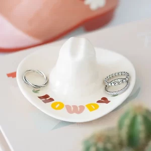 Howdy Cowboy Hat Trinket Dish1-min