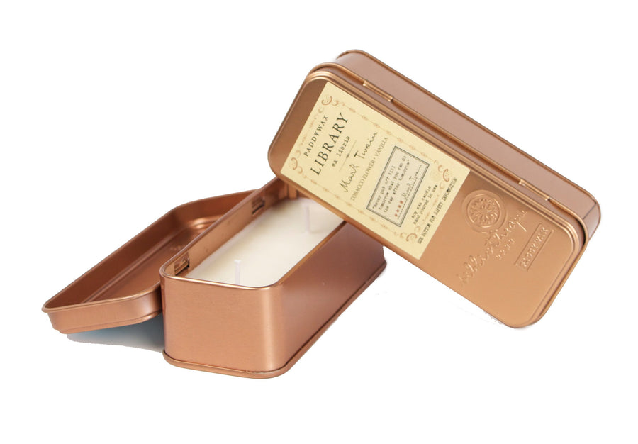 Library Two Wick Travel Tin – Mark Twain