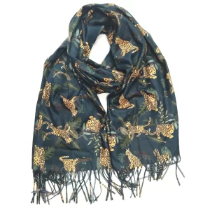 Midnight Jungle Pashmina-min