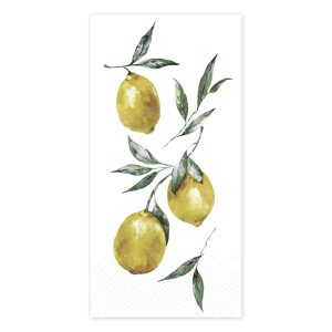Napkin-w.-lemon-motif
