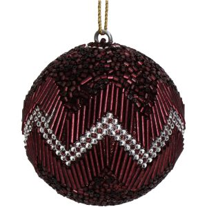 Ornament-Ball-Beads-Glass-Pink-8cm