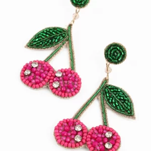 PINK CHERRY EARRINGS-min