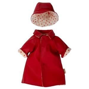Rain coat w. hat, Teddy mum