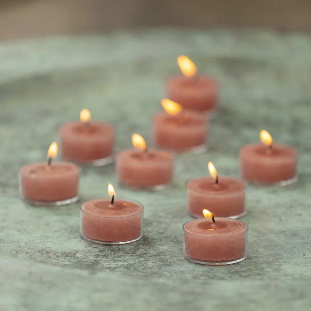 Rustic Tealights Dusky Pink-min