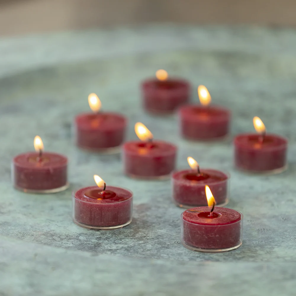Rustic Tealights Plum-min