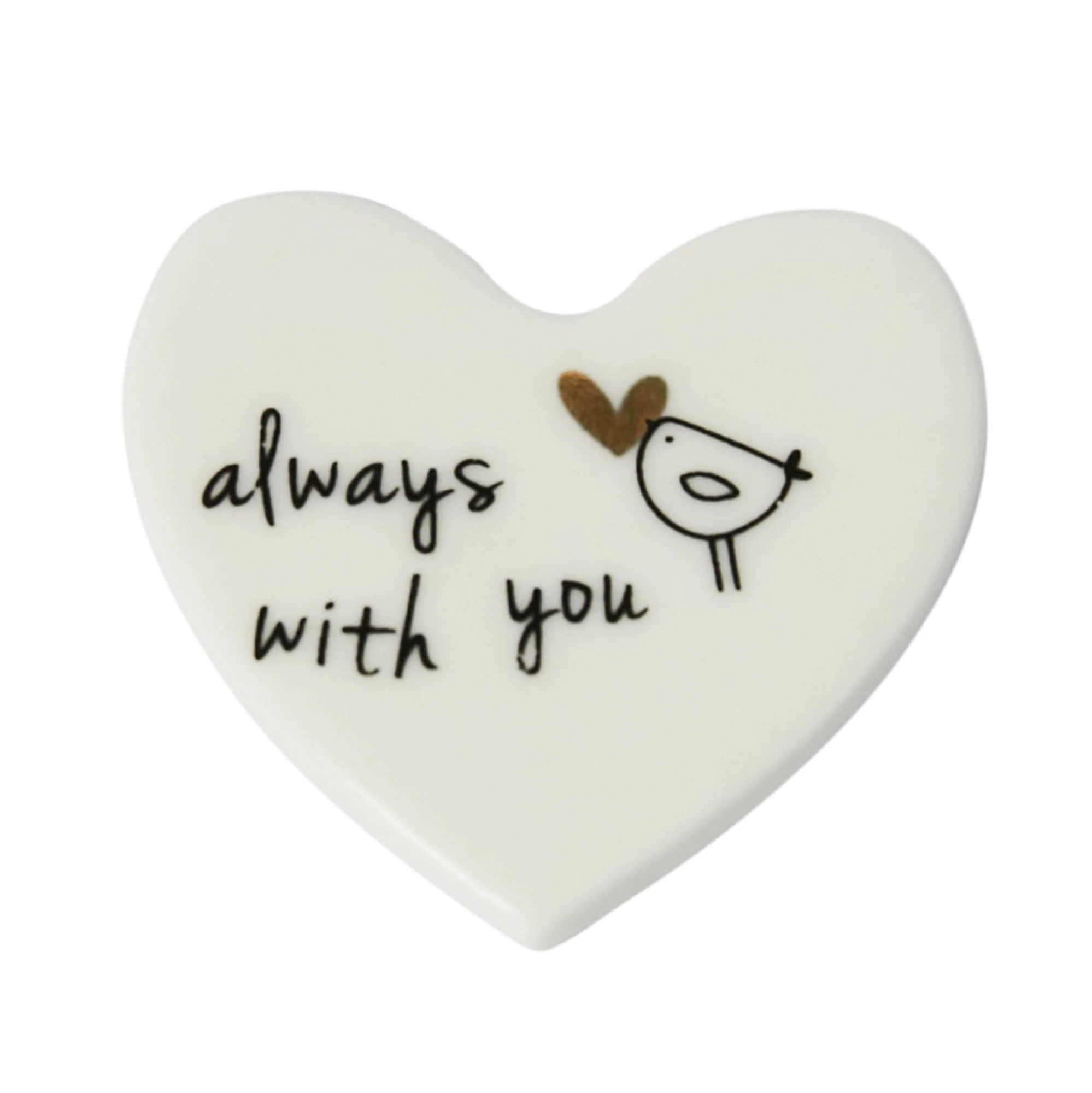Always With You Heart Slim Token