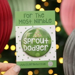 Sprout Dodger Christmas Badge1-min