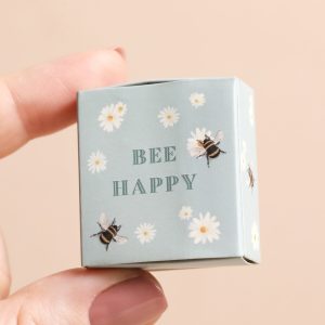 Tiny Matchbox Ceramic Bee Token2-min