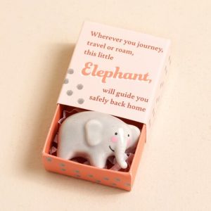 Tiny Matchbox Ceramic Elephant Token-min (1)