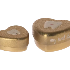 Tooth box, 2 pcs set – Gold