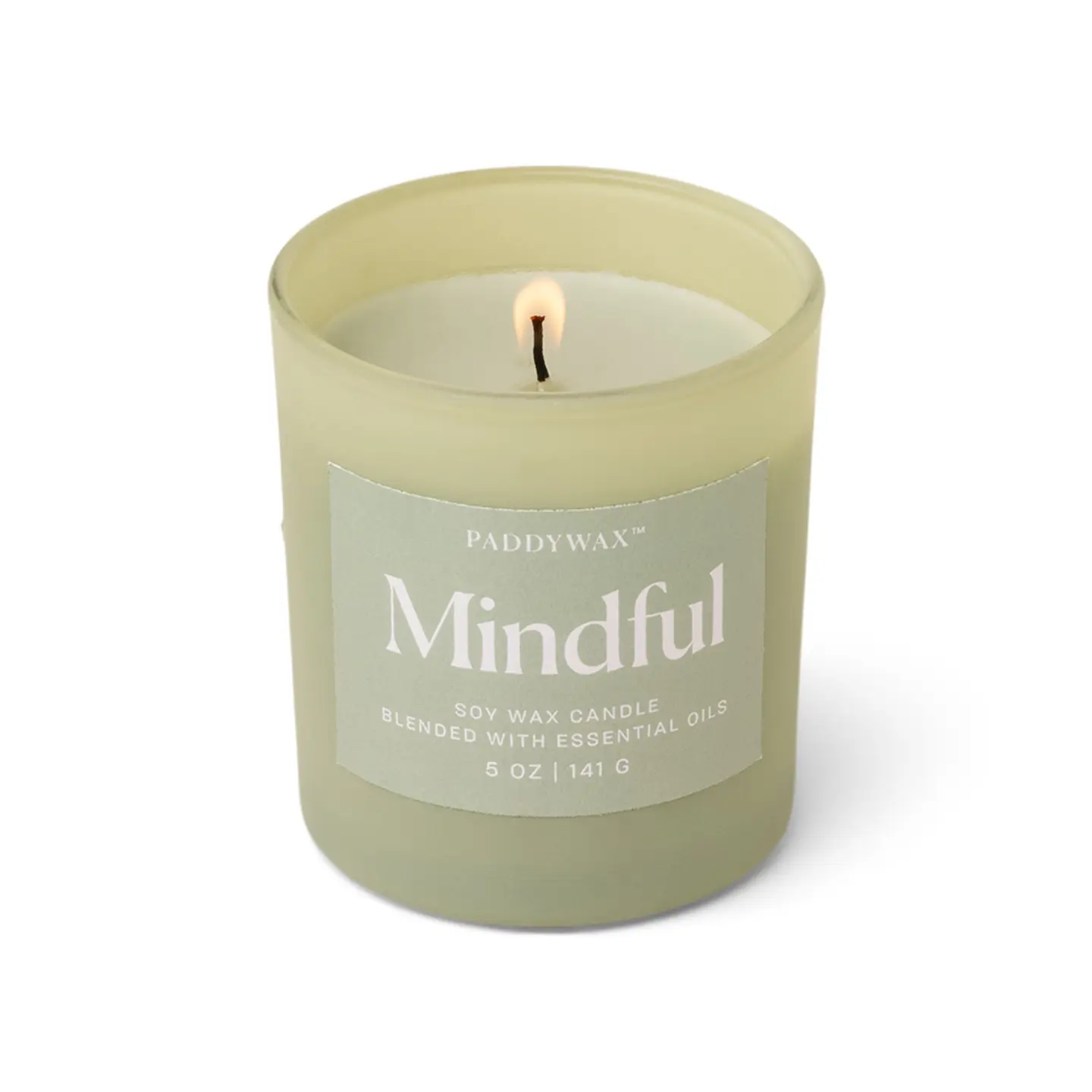 Wellness Glass Candle – Green – Mindful
