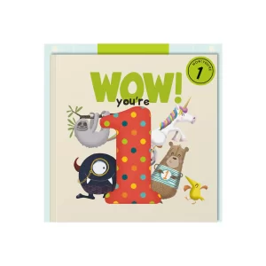 Wow-Youre-1-Birthday-Card-Book