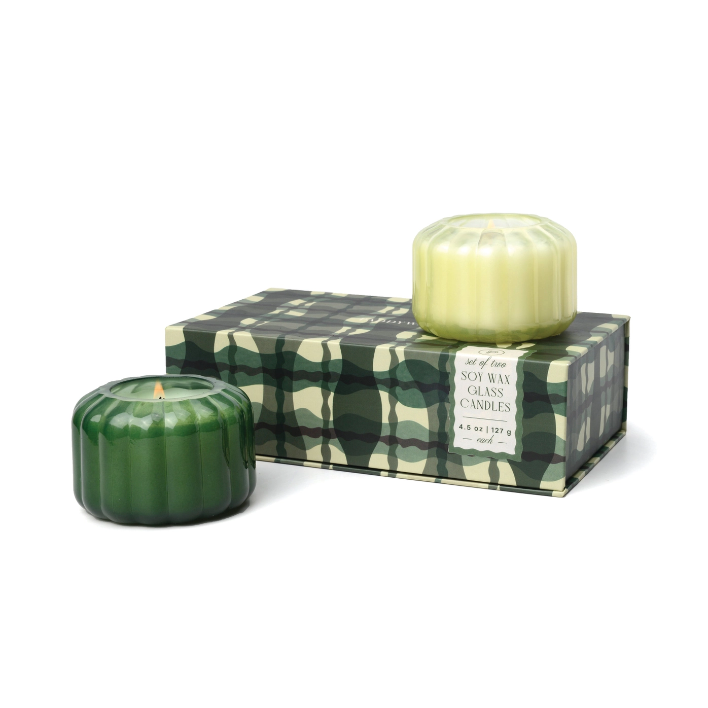 Paddywax Ripple Candle Gift Set – Secret Garden and Fig/Cedar