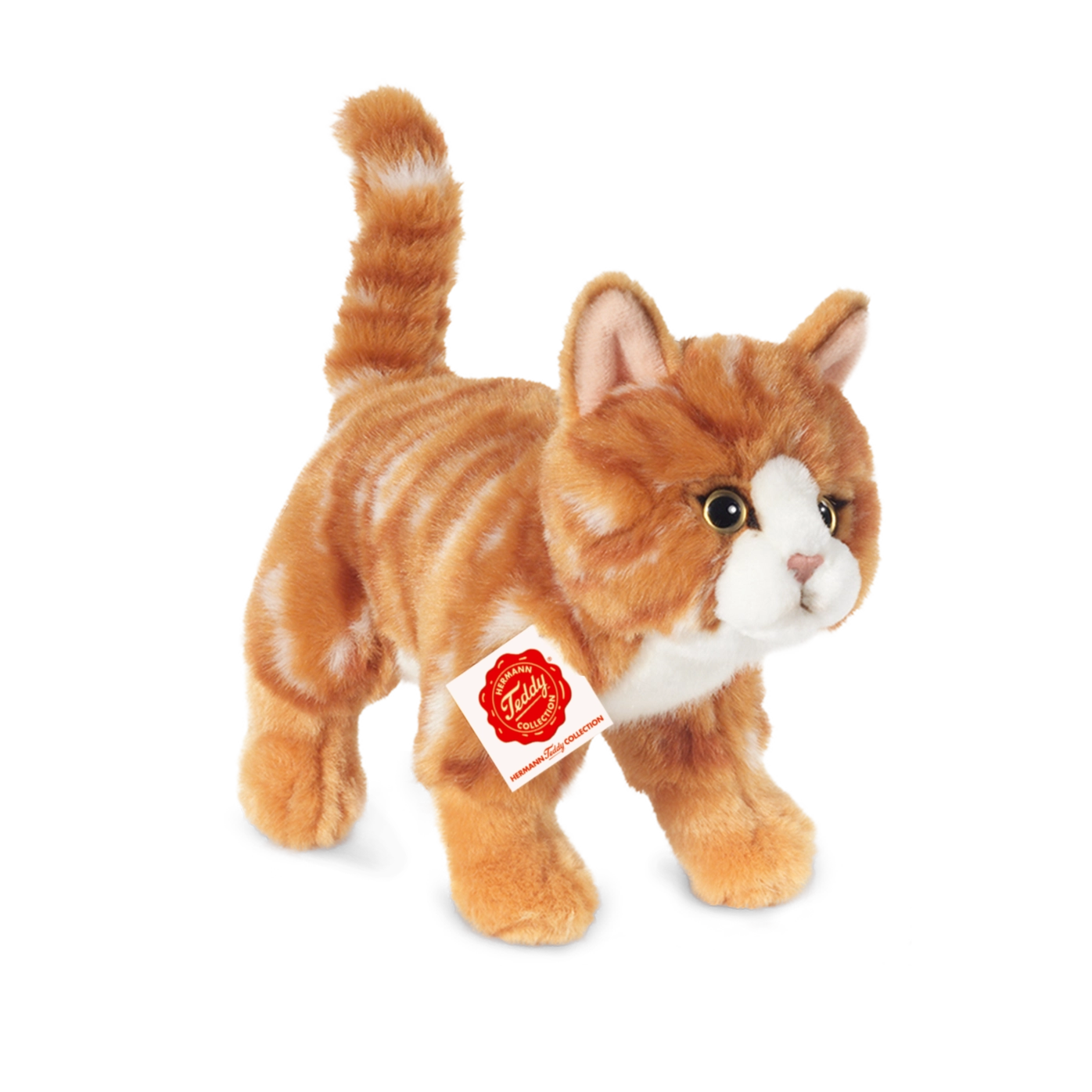 Hermann Cat Standing Red Tiger 20 cm