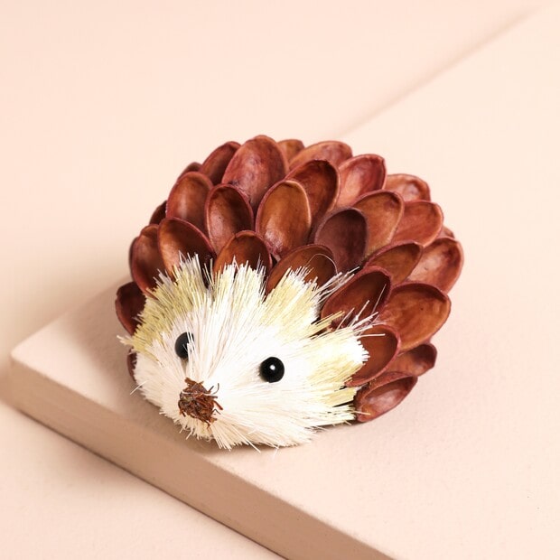Pistachio Shells Hedgehog Standing Decoration