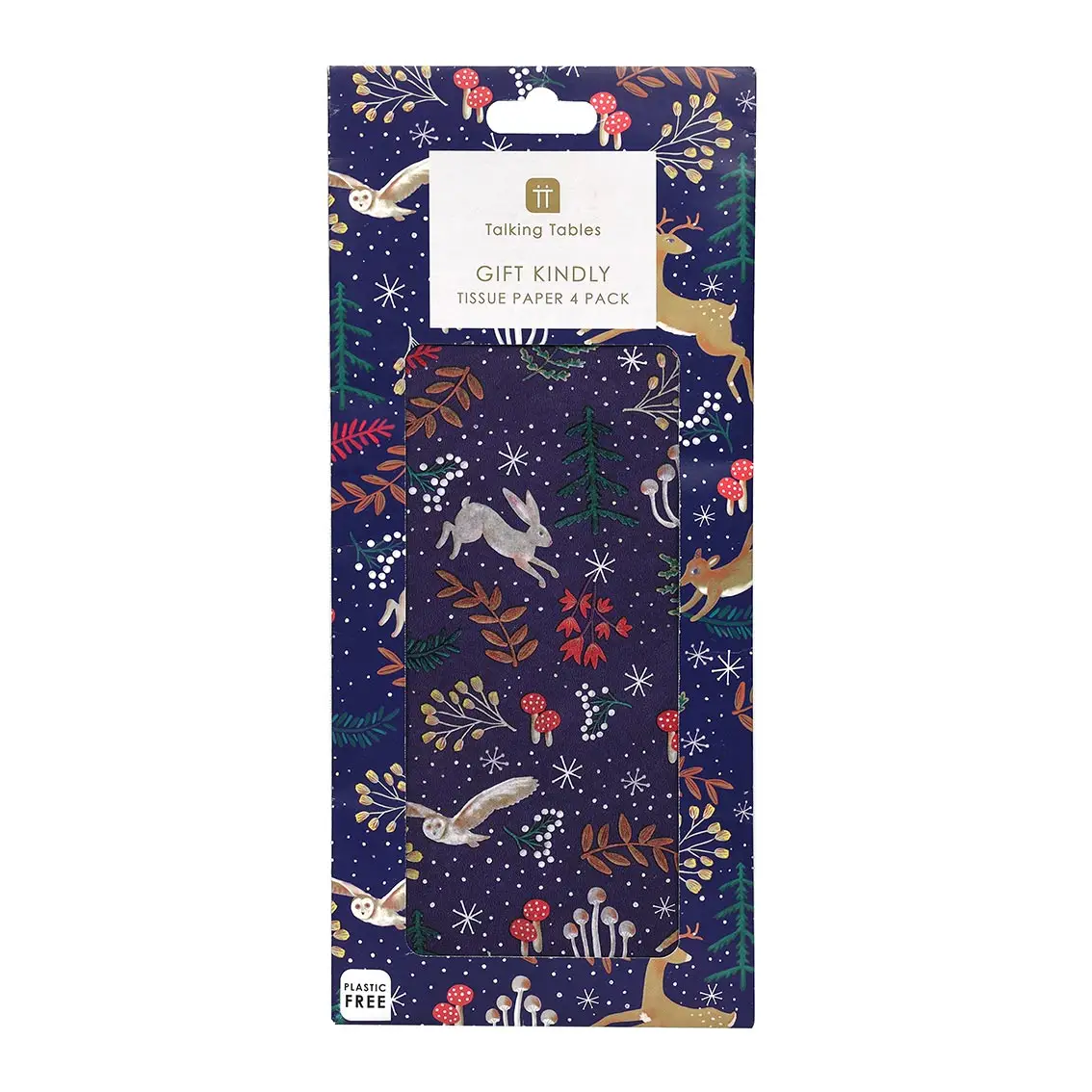 Twilight Blue Christmas Tissue Paper